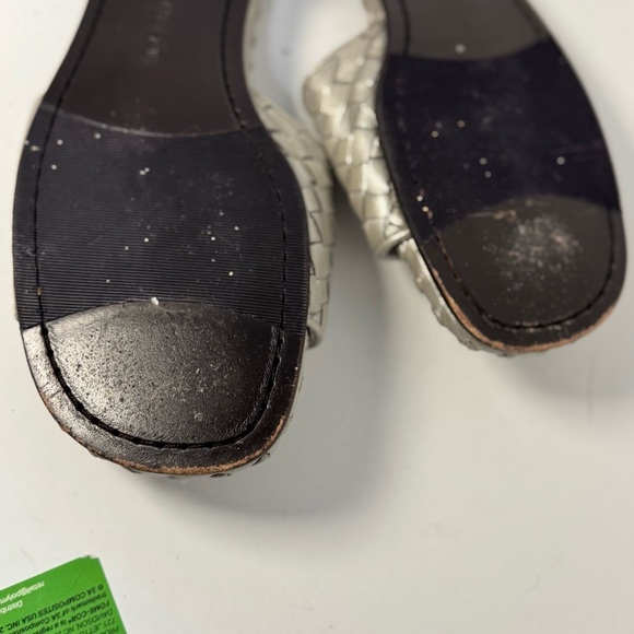 Robert Zur Metallic Slide Sandals - Picture 6 of 7